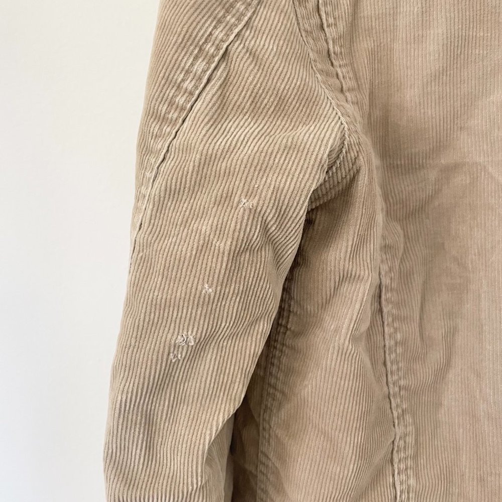 Earl Jeans Beige Sherpa-Lined Jacket - Picture 8 of 10